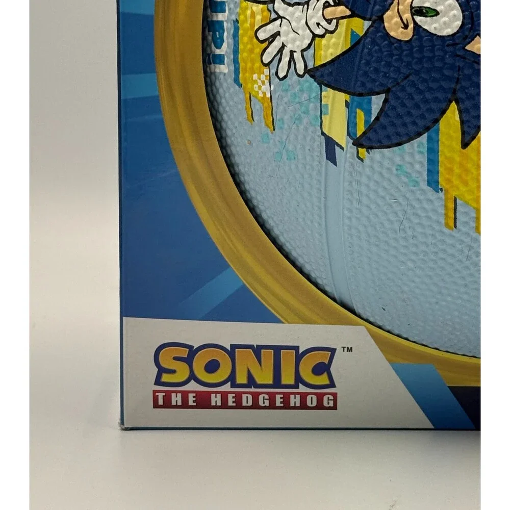 New Sonic the Hedgehog Kids Basketball Gotta Go Fast Blue Sega Outdoor - Size 3